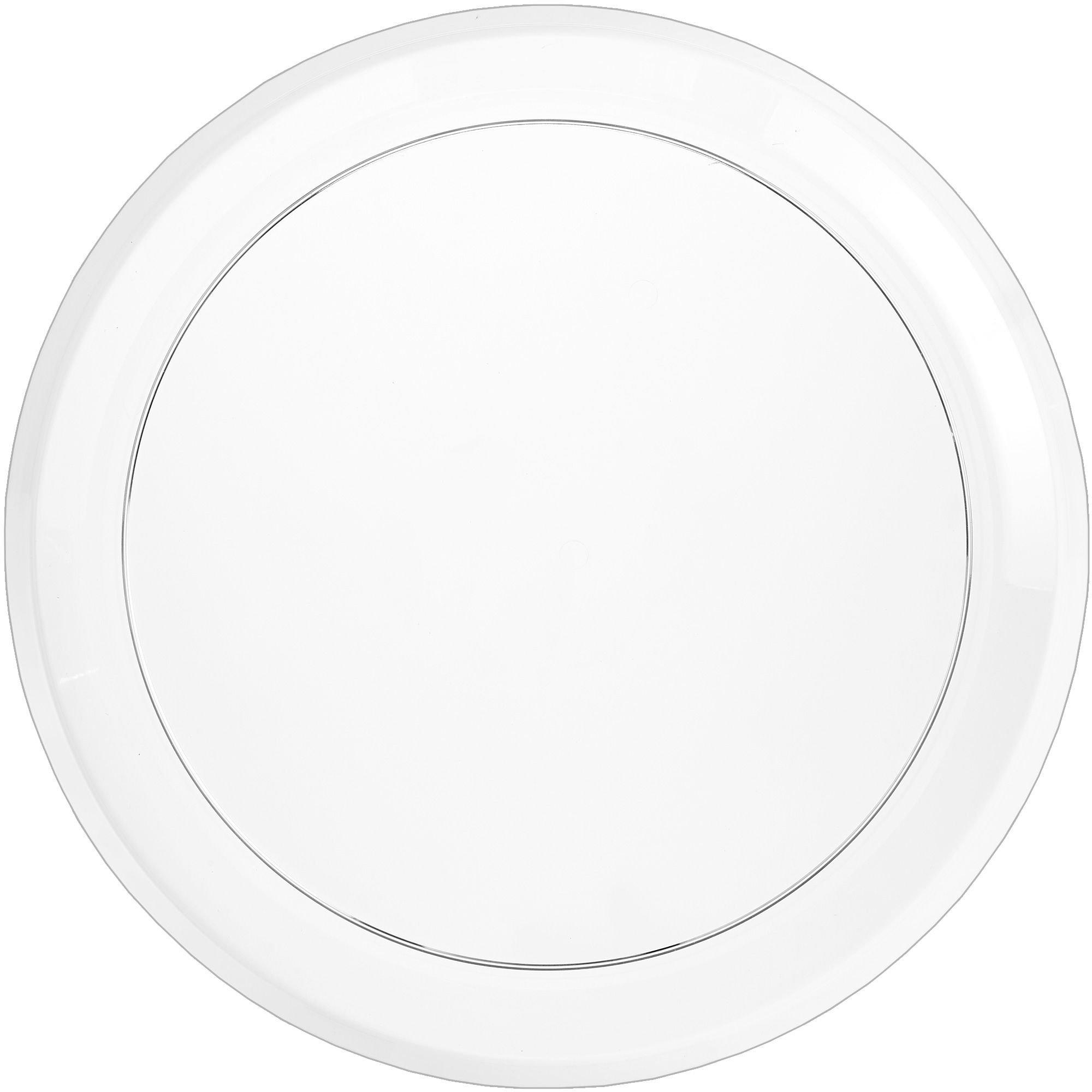 Plastic Round Platter, Assorted Colors