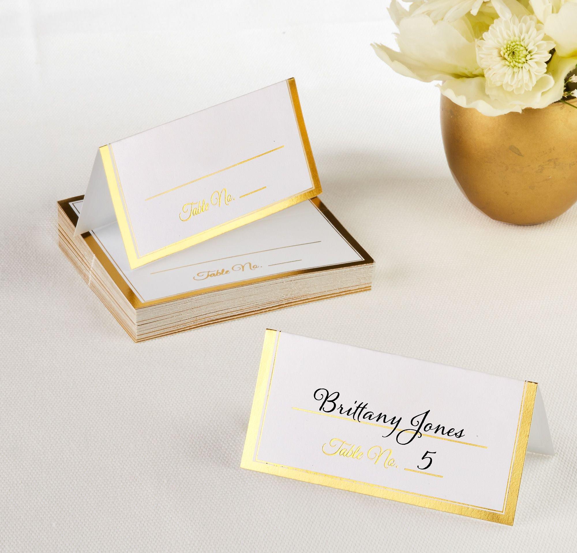 Border Place Cards, 50ct, Assorted Colors