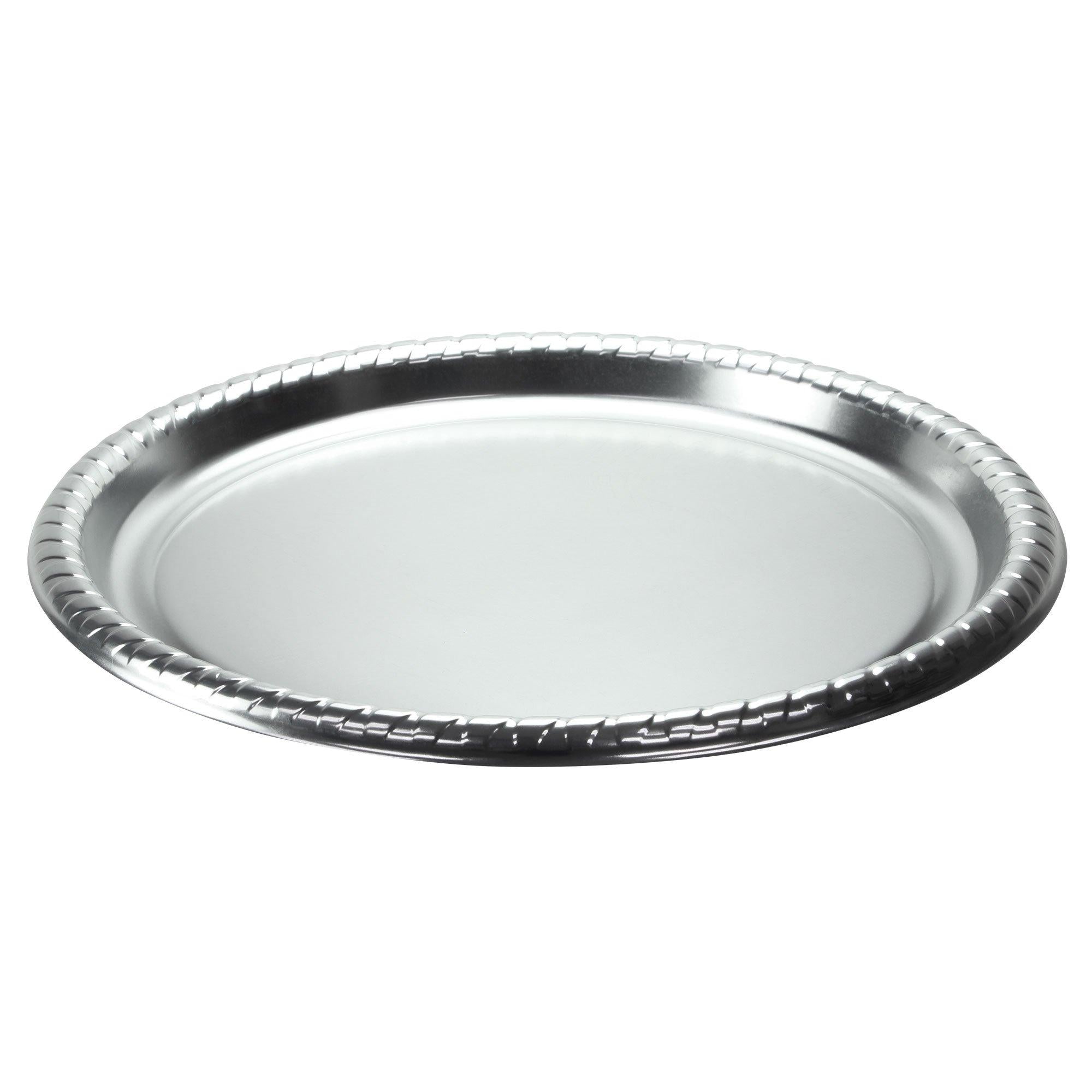 Round Plastic Tray, 15.5in, 3ct, Assorted Colors