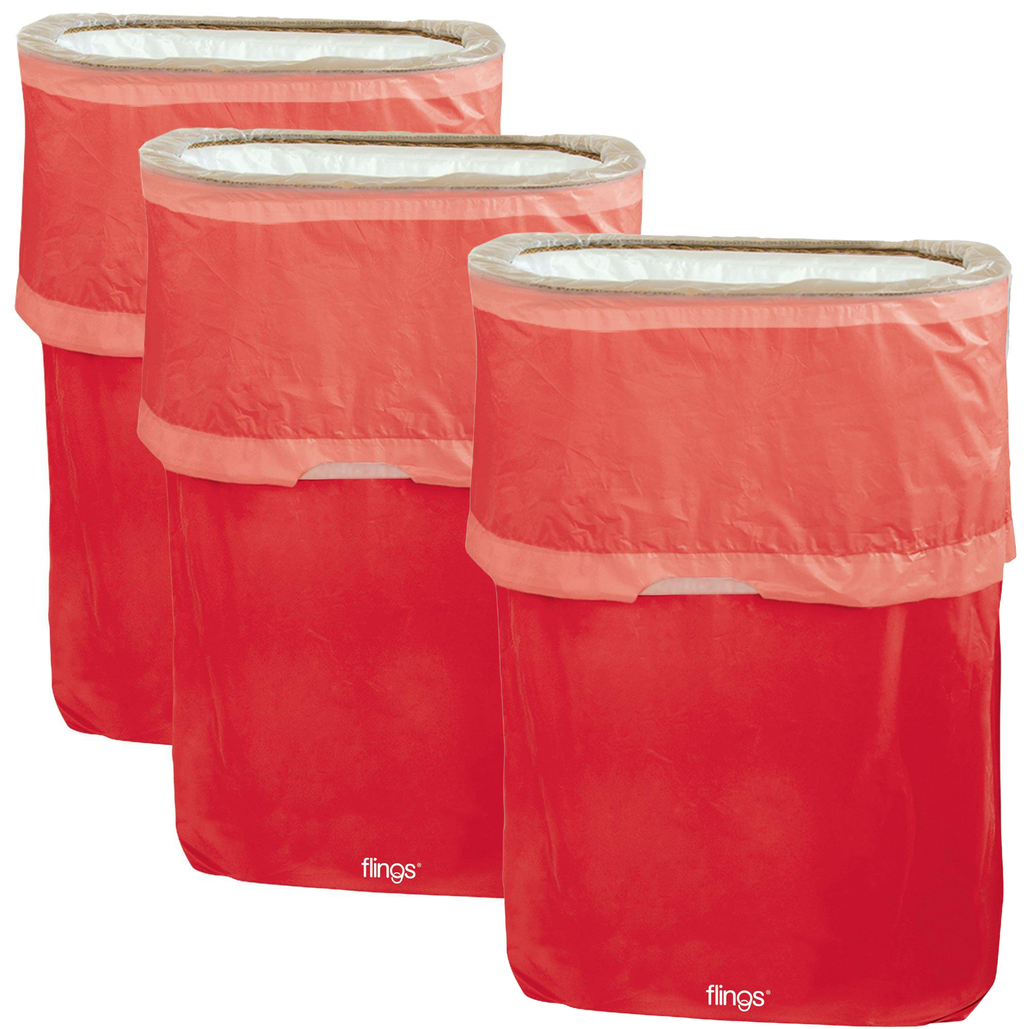 Pop-Up Trash Bin Cleanup Kit, Assorted Colors