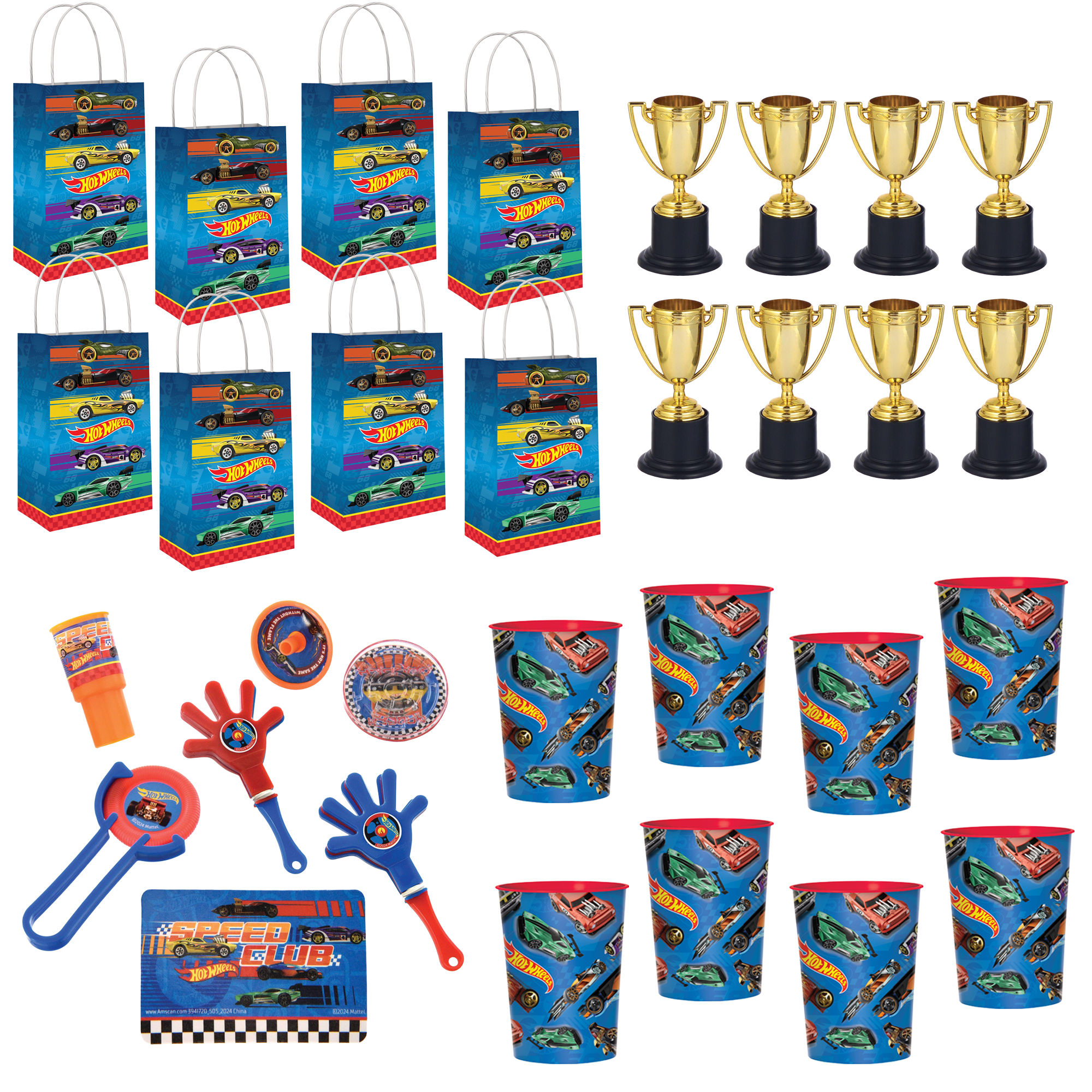Hot Wheels Favor Kit for 8 Guests