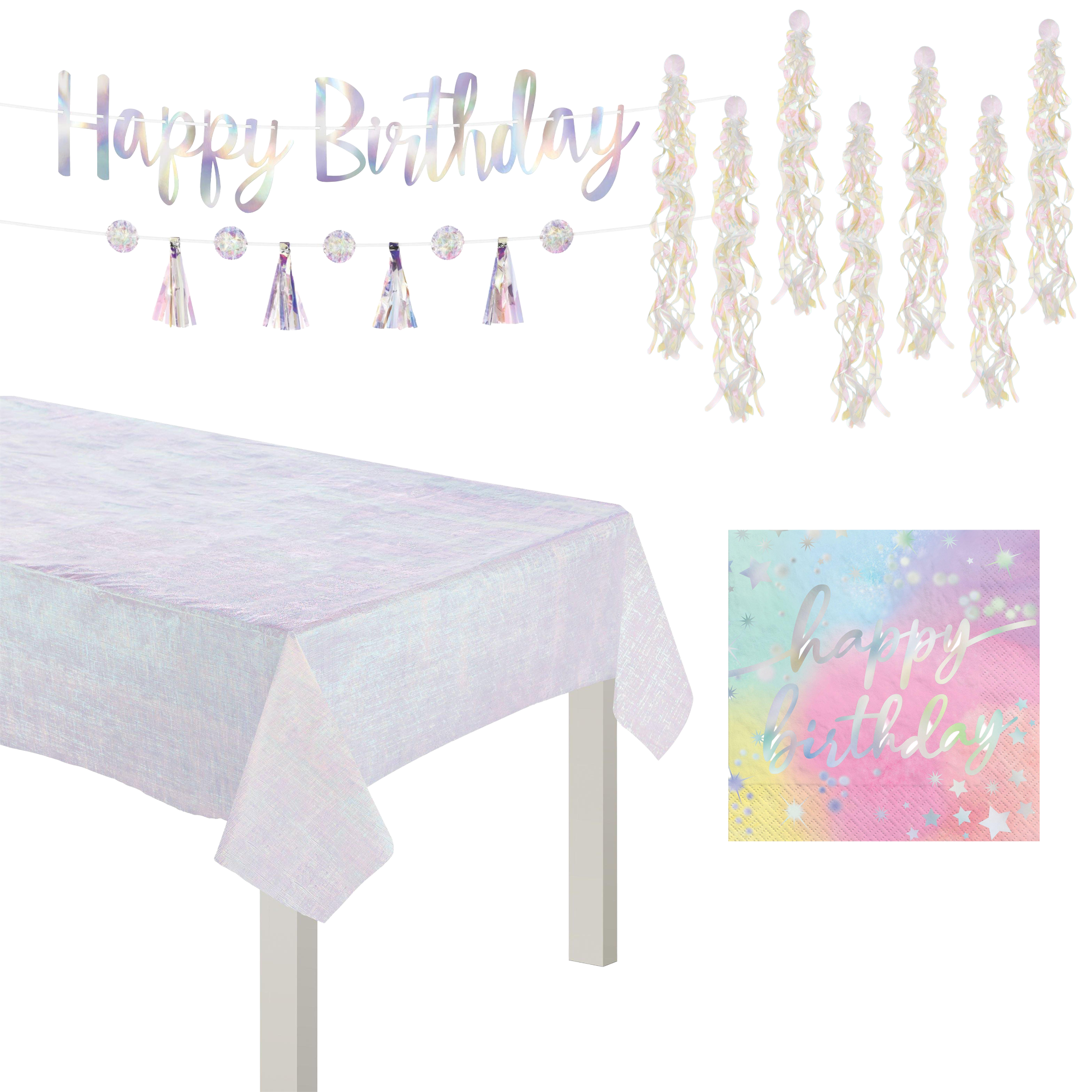 Iridescent Birthday Party Kit