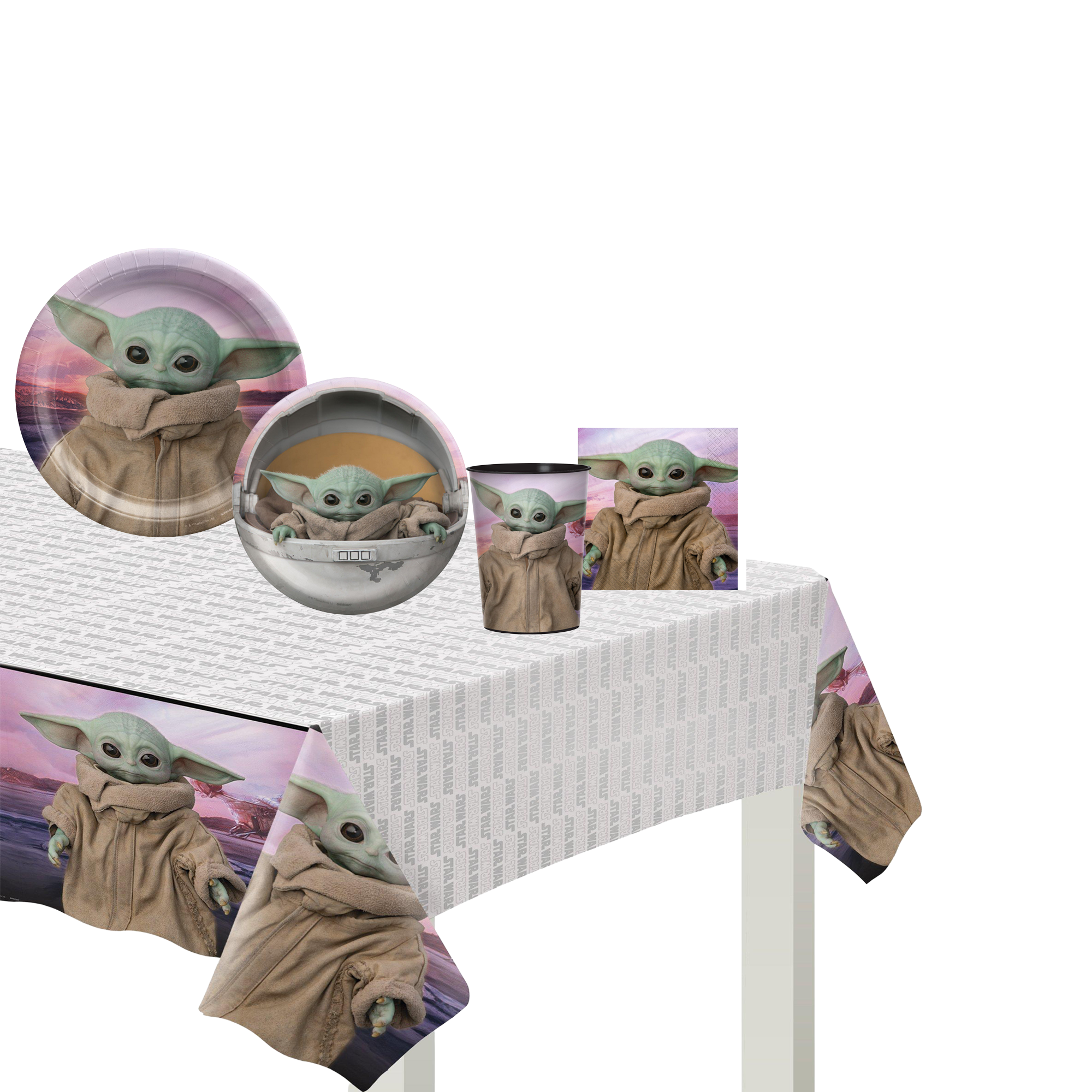 Mandalorian Party Kit for 8 Guests