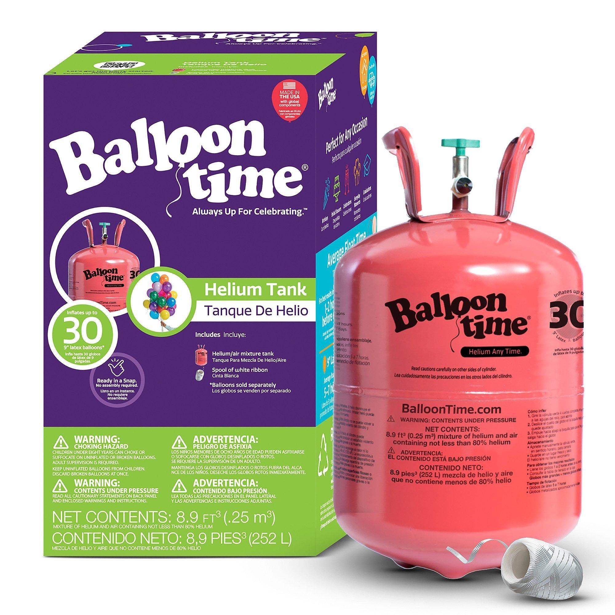 Helium Tank, Sizes Jumbo and Standard