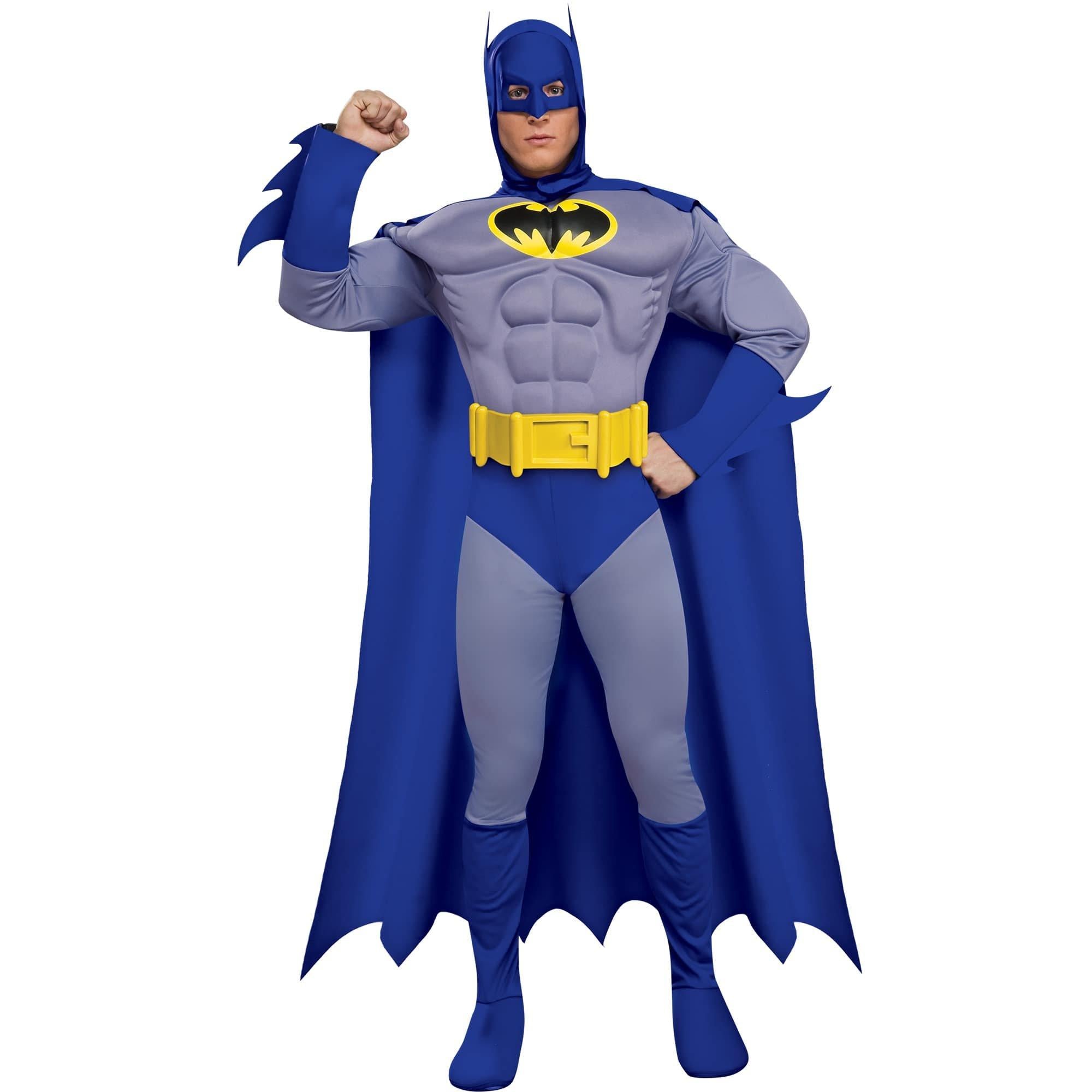 Men's The Brave and the Bold Batman Muscle Chest Costume - Deluxe