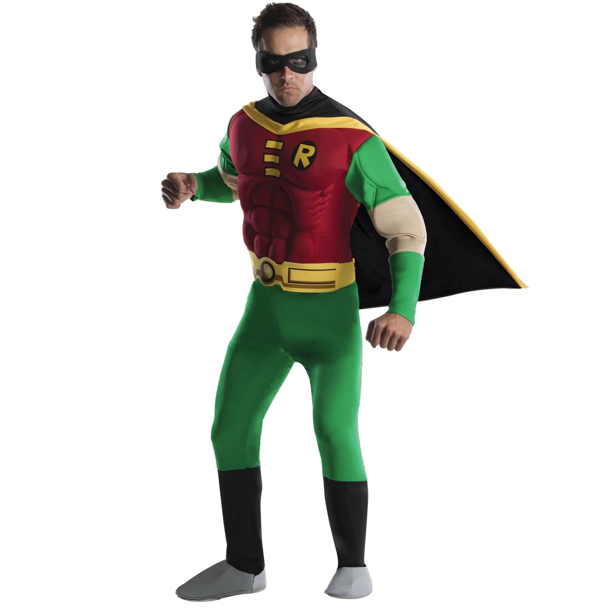 Adult DC Comics Robin Deluxe Muscle Chest Costume