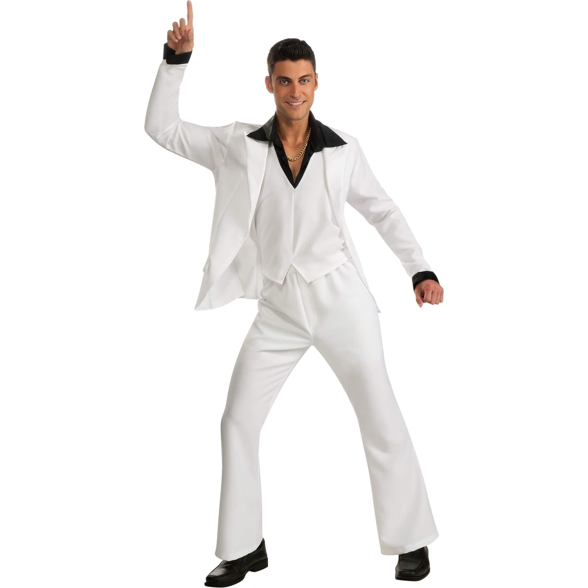 Adult Saturday Night Fever White Suit Costume