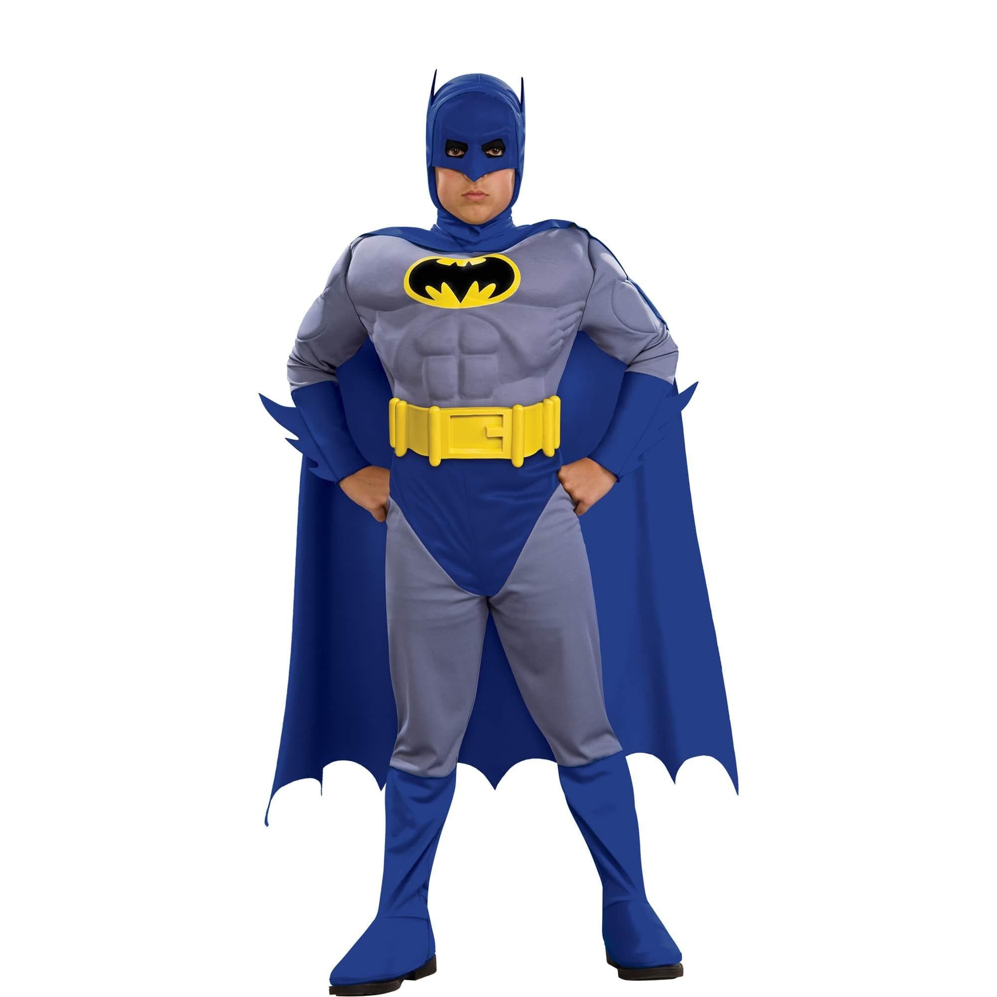 Boys Batman Muscle Costume - The Brave & the Bold