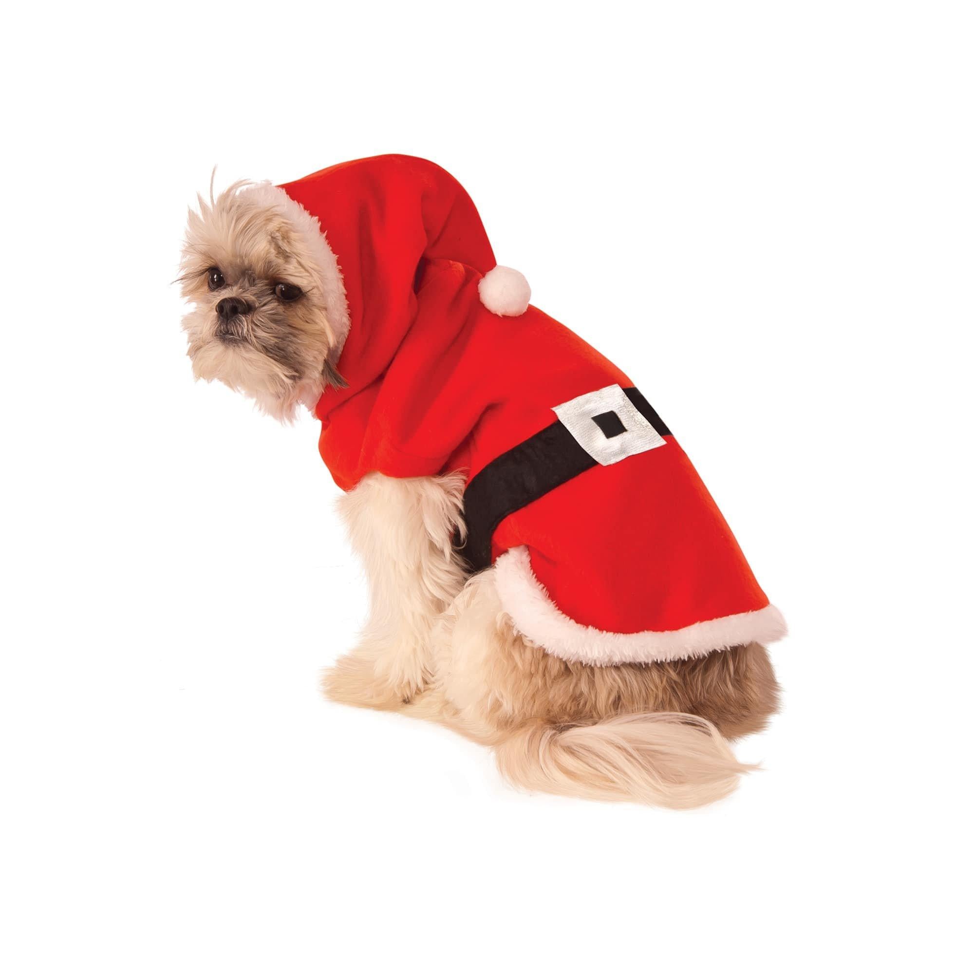 Santa Hoodie Pet Costume