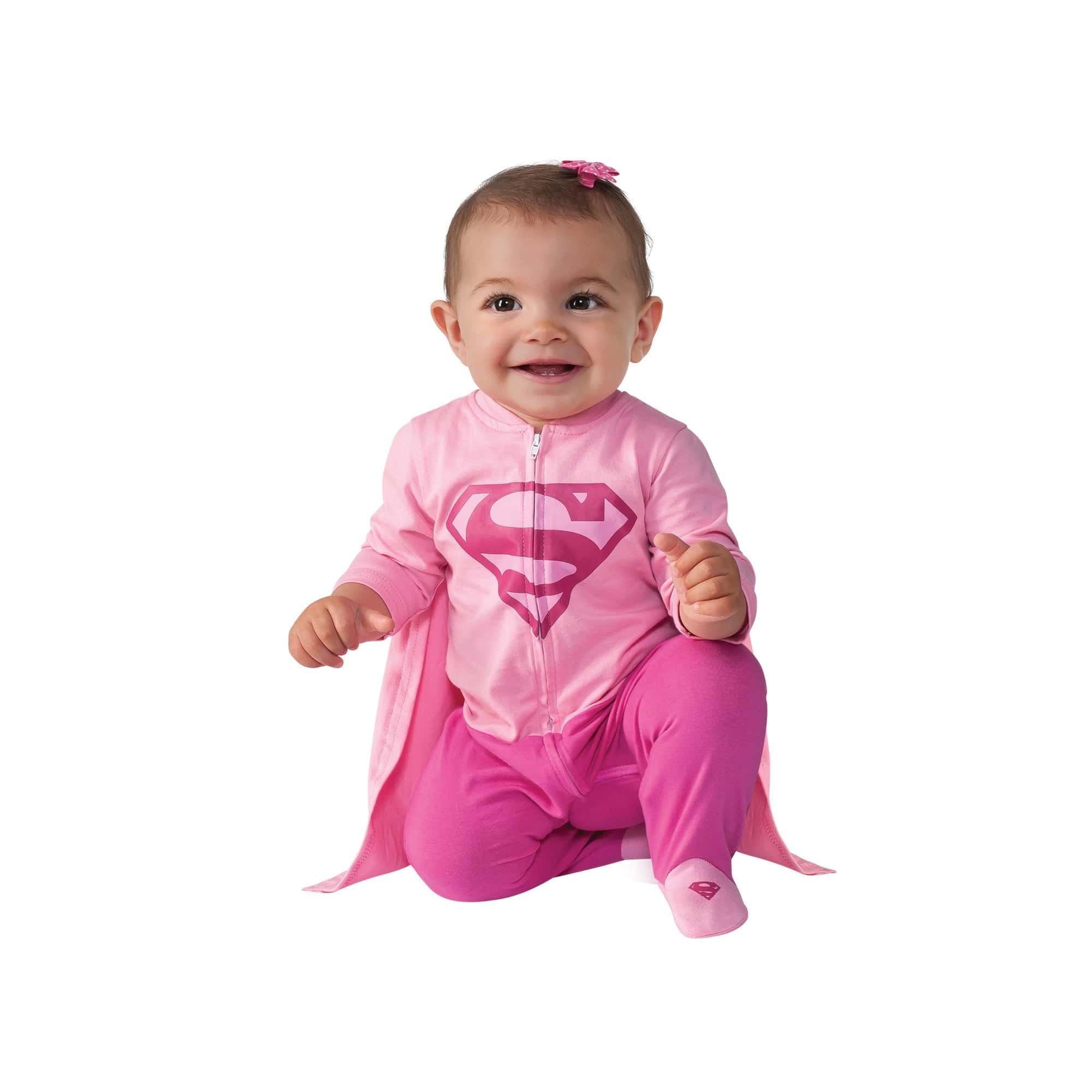 DC Comics Pink Supergirl Costume for Babies