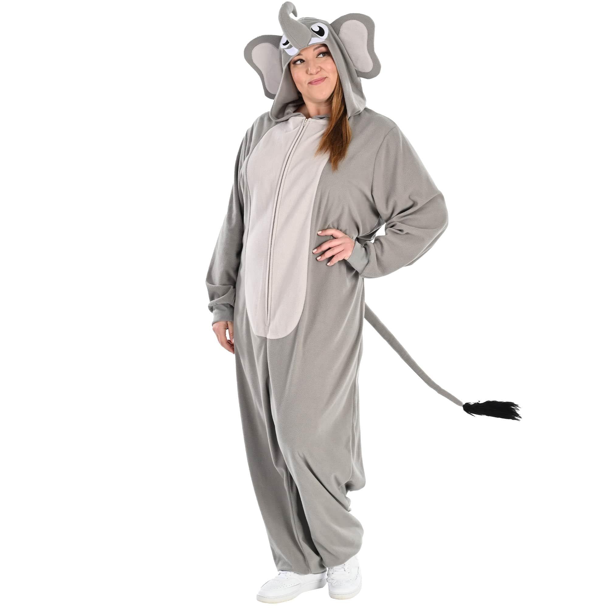 Elephant Zipsters Plus Size Costume ?C Adult