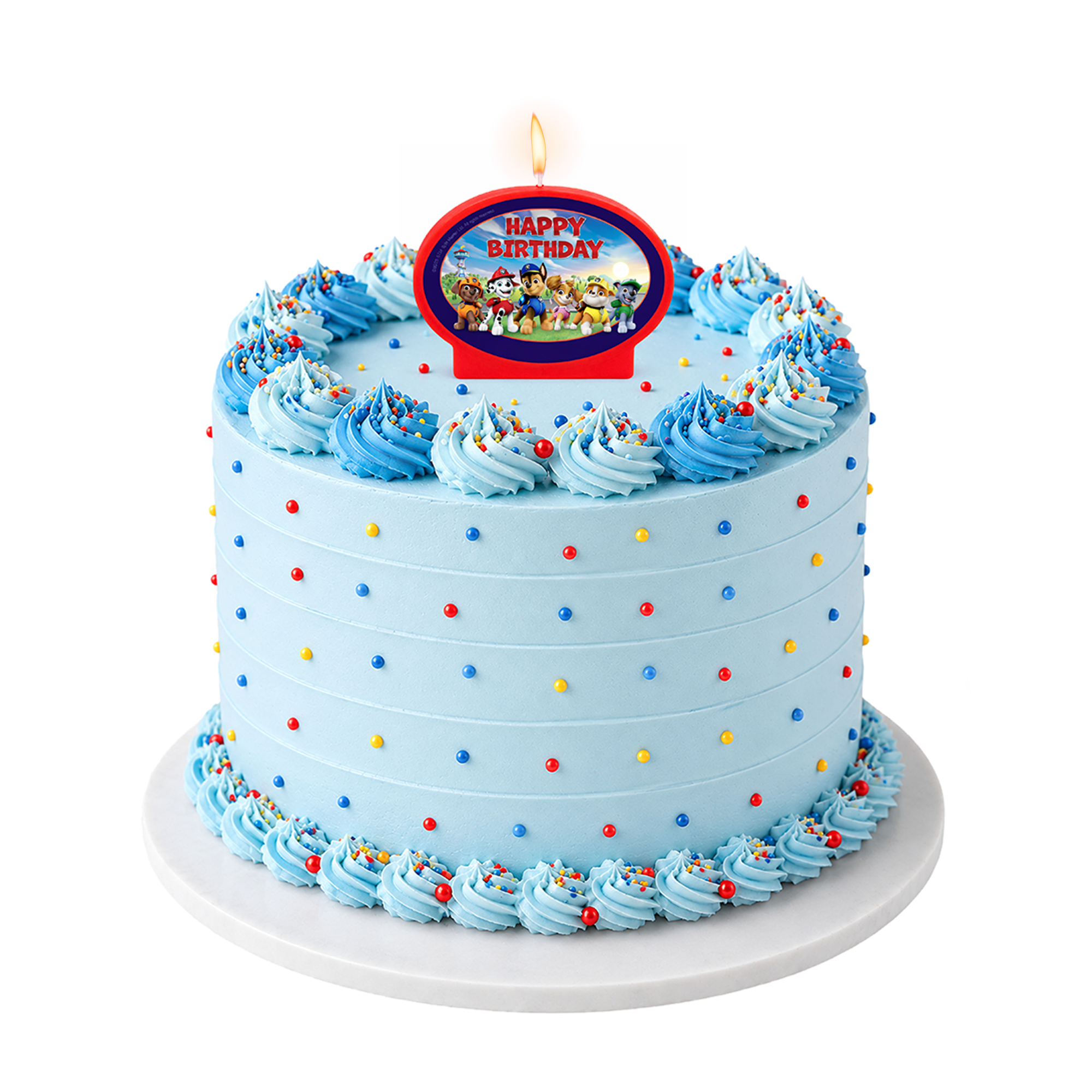 Paw Patrol Birthday Candle