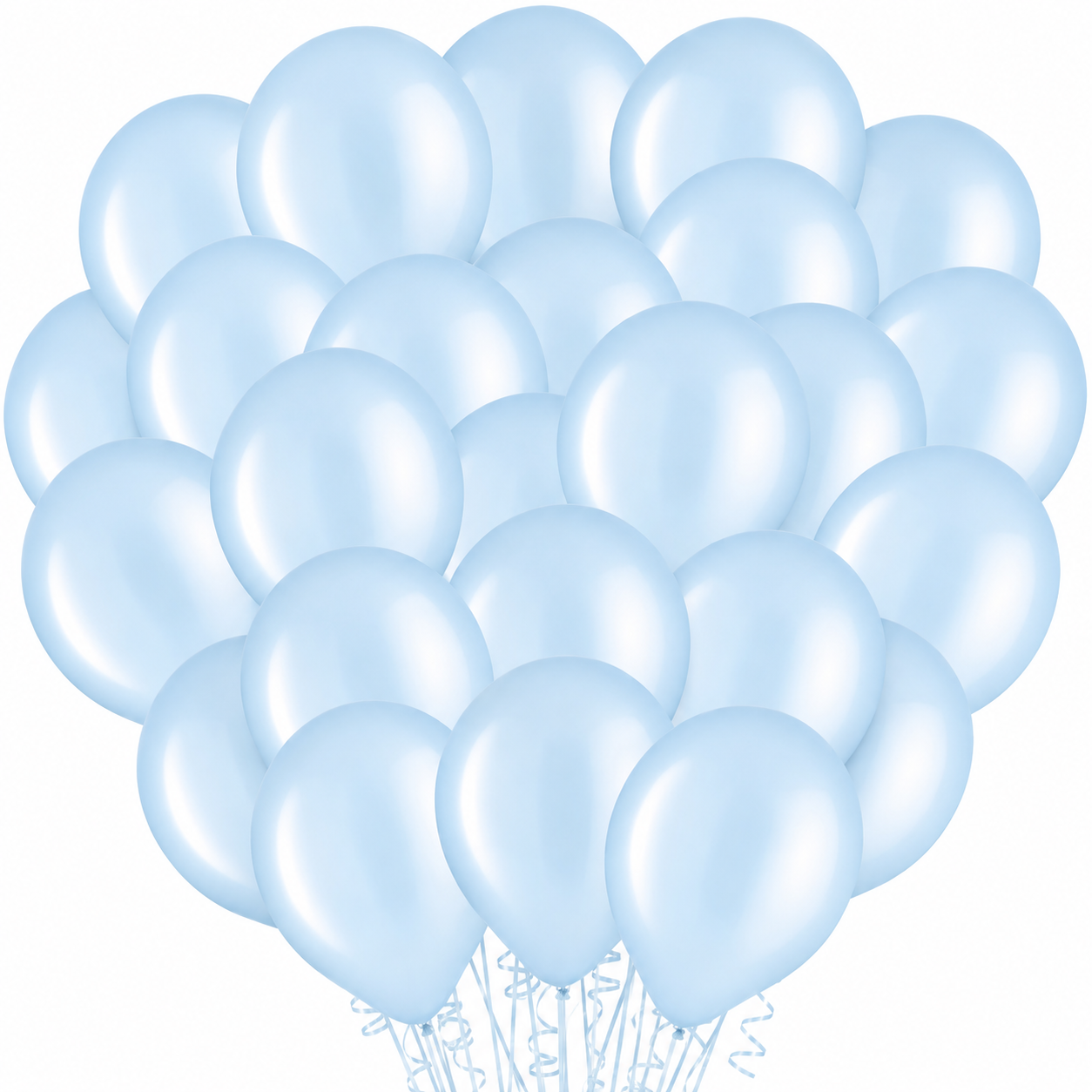 Pastel Blue Latex Balloons, 11in, 100ct