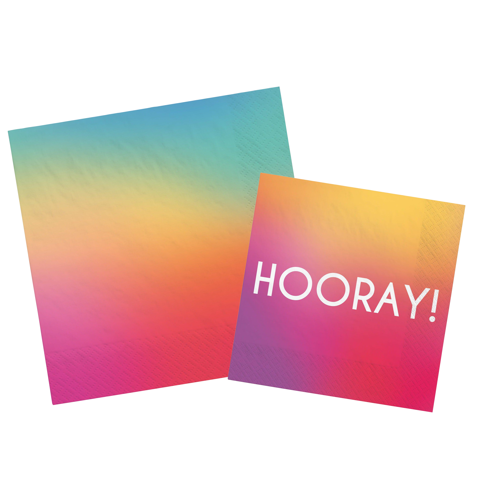 Rainbow Ombre Napkins, 16ct, Assorted Options