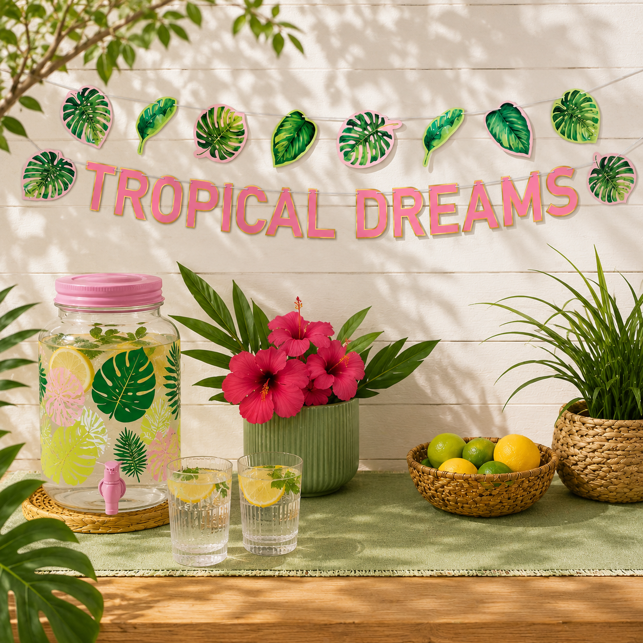 Royal Palm Banner, 2pc