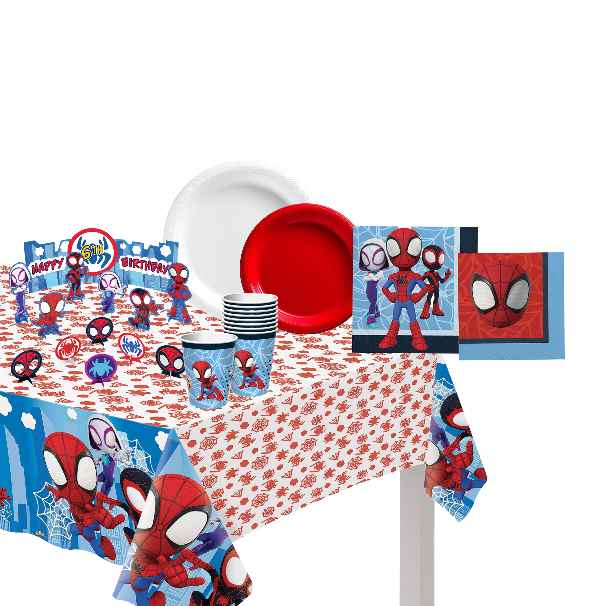 Spider-Man Party Kit for 8 Guests