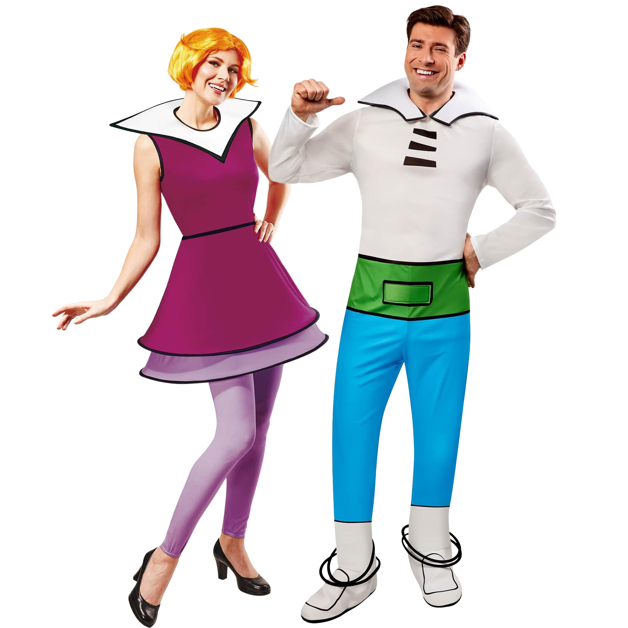 The Jetsons George & Jane Adult Group Costume, 2-Person