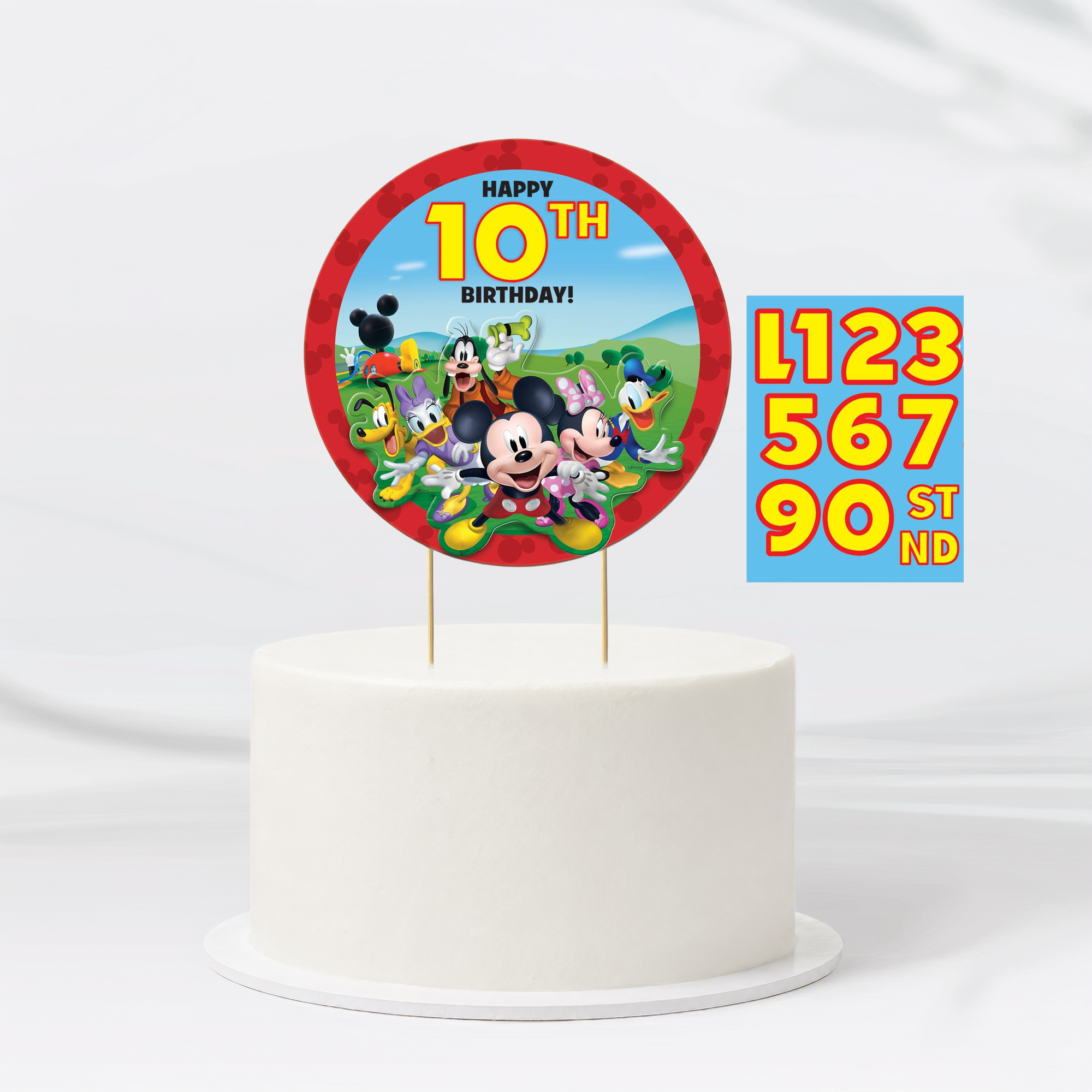 Mickey Mouse Clubhouse Cake Topper